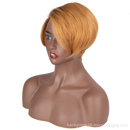 Rebecca Dark brown Short Human Hair Wigs Wholesale Cheap Cut Short Human hair Wigs For Black Woman 100 human hair wigs